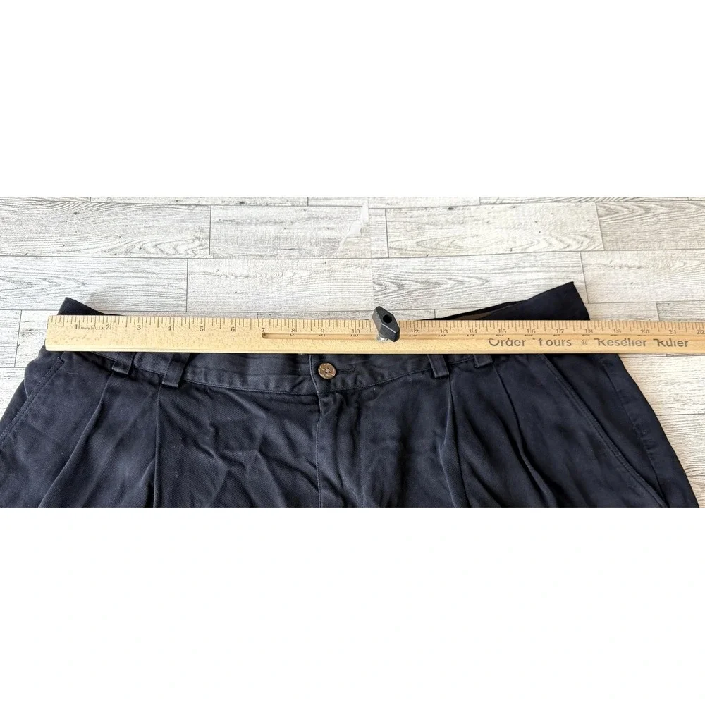 Tommy Bahama Silk Shorts Mens‎ Size 38 Pockets Lightweight Outdoors Chino Black